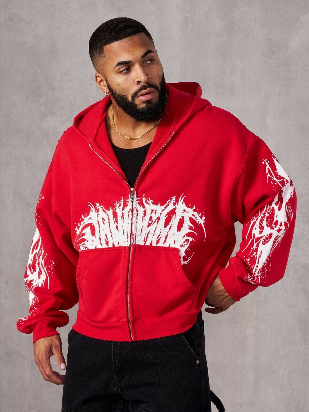 YOUNGLA 5128 Venom Full Zip Hoodie